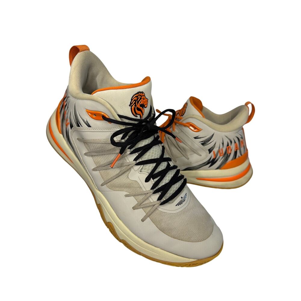 Unitas Judah 1 “Lion of Judah” Proverbs 28:1 Men’s 15 Basketball Sneakers Shoes